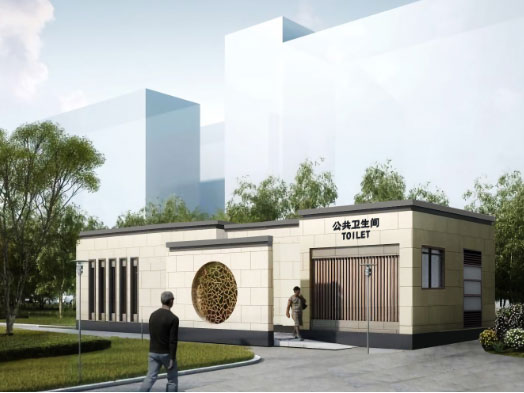 牙叉镇豪华组装型移动厕所